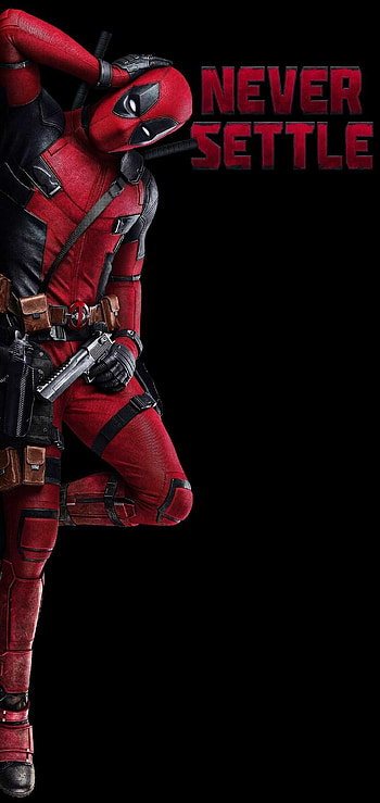 Never Settle, Deadpool HD phone wallpaper