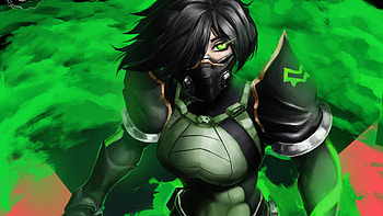 Viper Green Smoke Background Valorant HD wallpaper