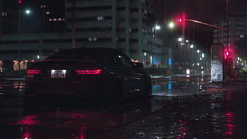 ] Animated . BMW M4 (Midnight Rain) [1920 x 1080] : LivingBackground HD wallpaper
