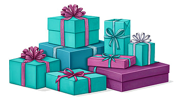 Stunning Ultra of Colorful Presents, presents, gift, celebration, holiday HD wallpaper