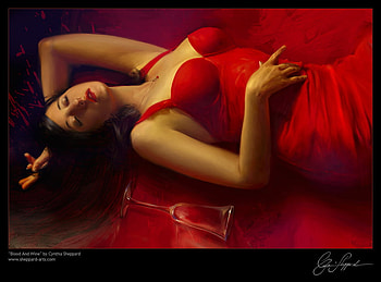 Blood and Wine, lady, red, blood, woman, wine HD wallpaper