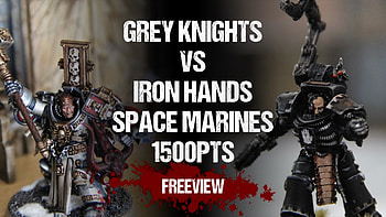 Warhammer 40,000 Battle Report: Grey Knights vs Iron Hands Space Marines 1500pts - YouTube HD wallpaper