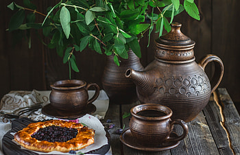 Food, Tea, Bakery Products, Baking, Kettle, Teapot, Tea Drinking, Tea Party HD wallpaper