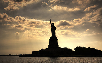 Landscape, Statue Of Liberty HD wallpaper