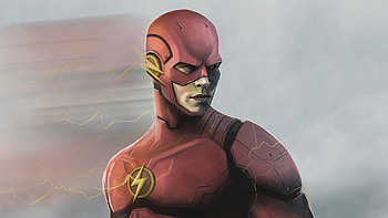 Flash Barry Allen, flash, the-flash, superheroes, artist, artwork, digital-art, artstation HD wallpaper