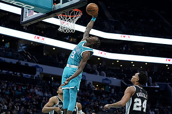 Hornets vs Spurs, Terry Rozier HD wallpaper