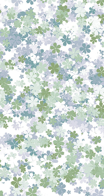 Flores xd, Arte, Azul, Verde HD phone wallpaper