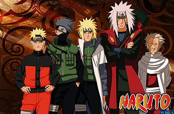 Naruto,kakashi,giraya,3 4 hokage, naruto, 3 4 hokage, kakashi, giraya HD wallpaper