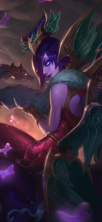 Lunar Wraith Morgana, video game, League Of Legends HD phone wallpaper