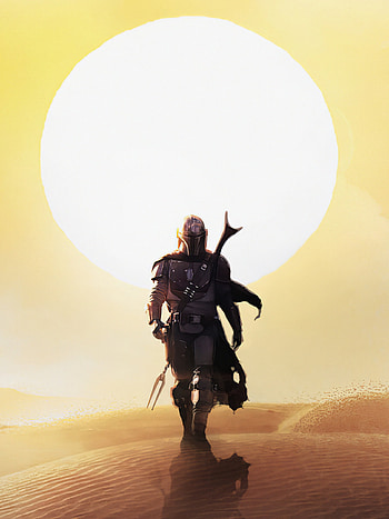The Mandalorian, Artistic masterpiece, Visual storytelling, Stunning details HD phone wallpaper