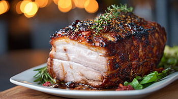 Golden Crispy Roast Pork —, Food, Meat HD wallpaper