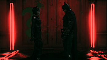Cat Woman v Batman, video game, Batman: Arkham Knight HD wallpaper