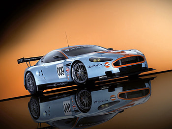 Sports, Auto, Aston Martin, Cars, Reflection, Side View, Style, 2008, Dbr9 HD wallpaper