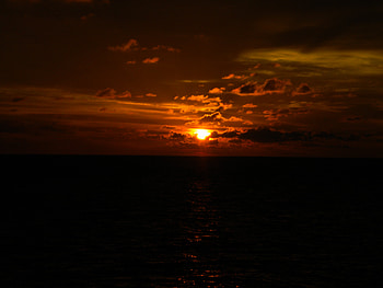 sun set, set, sun HD wallpaper