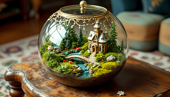 **Enchanting Terrarium: A Ultra Experience**, terrarium, nature HD wallpaper