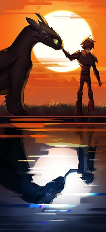 Chimuelo, hiccup, dragons HD phone wallpaper
