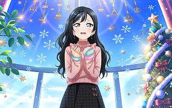 Setsuna Yuki, Christmas party, Love Live, manga, Nana Nakagawa, protagonist, Love Live characters, Setsuna Yuki Love Live, Nakagawa Nana HD wallpaper