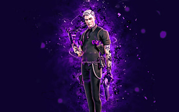 Shadow Midas, , violet neon lights, Fortnite Battle Royale, Fortnite characters, Shadow Midas Skin, Fortnite, Shadow Midas Fortnite HD wallpaper