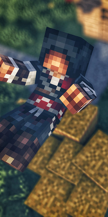 Assassin's in Minecraft, Assassin's Creed, video game, Minecraft HD phone wallpaper
