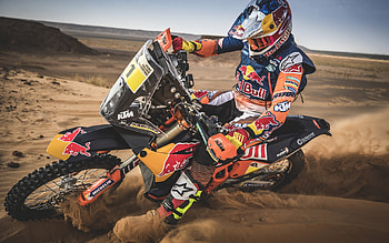 KTM 450, Dakar Rally HD wallpaper