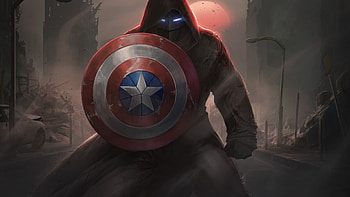 Marvel Captain America Shield Artwork HD wallpaper