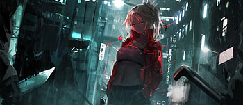 Fate Apocrypha Red Lightning, anime-girl, anime, artist, artwork, digital-art HD wallpaper