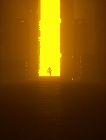 Art, Shine, Light, Silhouette, Glow, Portal HD phone wallpaper