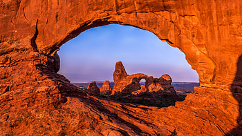 Turret Arch, Arches National Park HD wallpaper