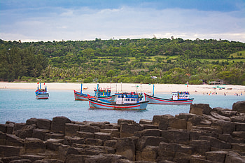 Nature, Sea, Boats, Coast HD wallpaper