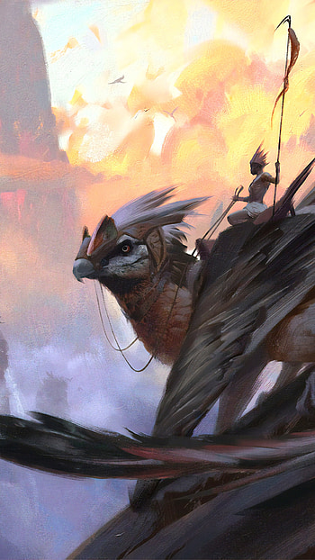 Griffins, Ancient warrior, , Mythical creature HD phone wallpaper