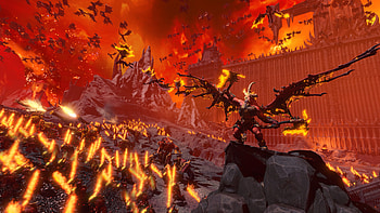 Total War: Warhammer III, Khorne campaign, Fierce challenges, Strategic gameplay HD wallpaper