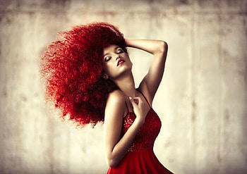 Redhead, hair, model, red, girl, woman HD wallpaper