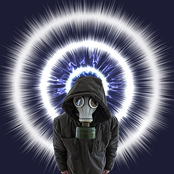 Hood, Circles, Miscellanea, Miscellaneous, Mask, Gas Mask HD phone wallpaper