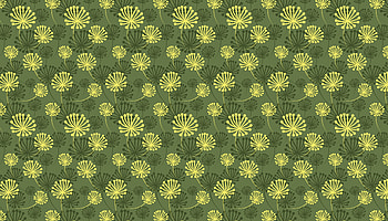 Texture, flower, yellow, green, pattern HD wallpaper