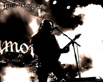 Immortal, black, heavy, music, logo, abbath, metal, band HD wallpaper