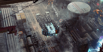 Star Atlas - Fimbul Benzene- Concept part1, video game, Star Atlas, futuristic, spacecraft, industrial, Futuristic Gaming HD wallpaper