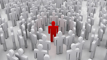 Strange, white, abstract, 3d, fantasy, red, people HD wallpaper