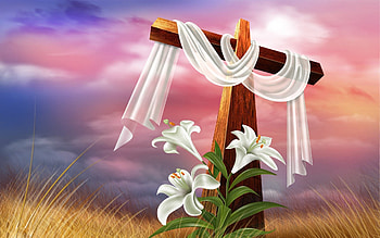 Cross And Lilies 215372 HD wallpaper