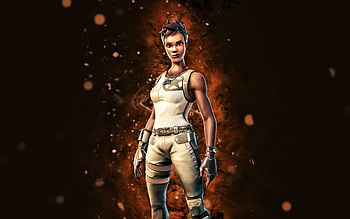 Hat Off Recon Expert, , brown neon lights, Fortnite Battle Royale, Fortnite characters, Hat Off Recon Expert Skin, Fortnite, Hat Off Recon Expert Fortnite HD wallpaper
