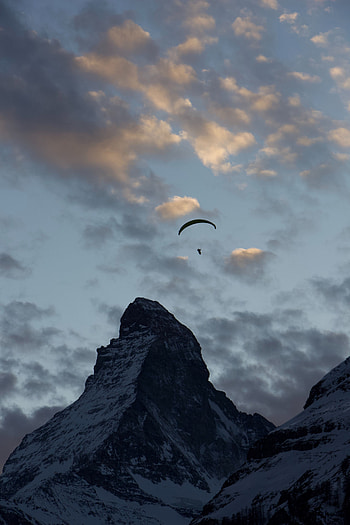 Nature, Mountains, Snow, Vertex, Flight, Tops, dom HD phone wallpaper