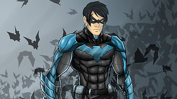 Nightwing Arts, nightwing, artist, artwork, digital-art, superheroes, deviantart HD wallpaper