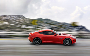 jaguar f type coupe, british, jaguar, coupe, red HD wallpaper