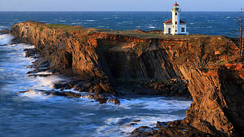 Cape Arago, Lighthouses HD wallpaper