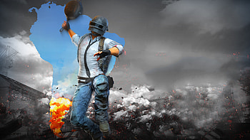 PUBG Helmet Man With Pan , pubg, playerunknowns-battlegrounds, 2018-games, games, helmet HD wallpaper
