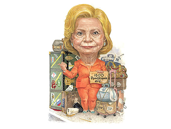 Baggage For The White House.., dom, hillary clinton, political, women, election, president, america, dark HD wallpaper