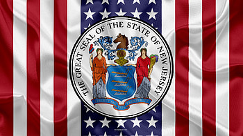 New Jersey, Travels, American state seal, Patriotic HD wallpaper