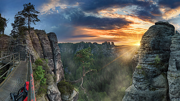 Czechia (Czech Republic), Elbe Sandstone Mountains, Natural wonders, que hiking HD wallpaper