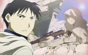 Riza Hawkeye, Anime, Fullmetal Alchemist, Roy Mustang HD wallpaper