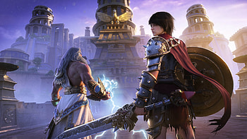 Bellona Zeus Fort Background Smite HD wallpaper