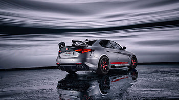 2026 Alfa Romeo Giulia Quadrifoglio Luna Rossa, Sedan, Turbo, V6, car HD wallpaper